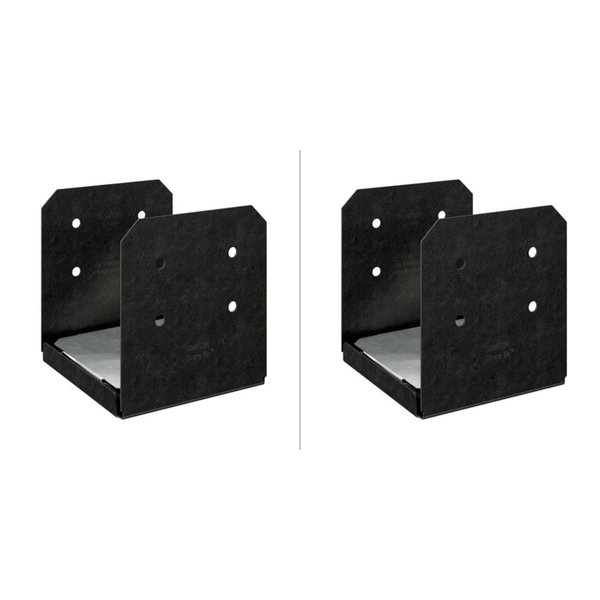 Simpson Strong-Tie Simpson Strong Tie APVB1010  Black Powder-Coated Post Base for 10x10, 2PK APVB1010-2